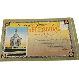 Vintage Gettysburg Souvenir Album